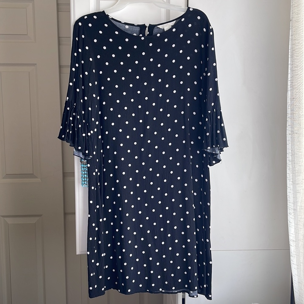 H&M polka dot mini shift dress